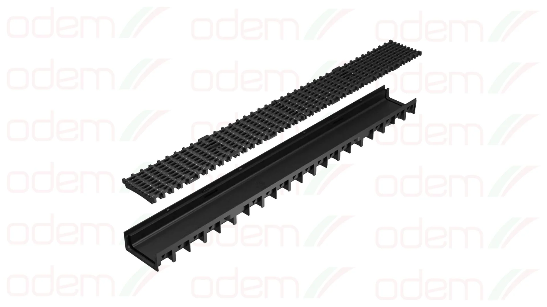 Canal 4YOU com Grelha Plástico Preto Alt.desde 5.45cm - Image 5