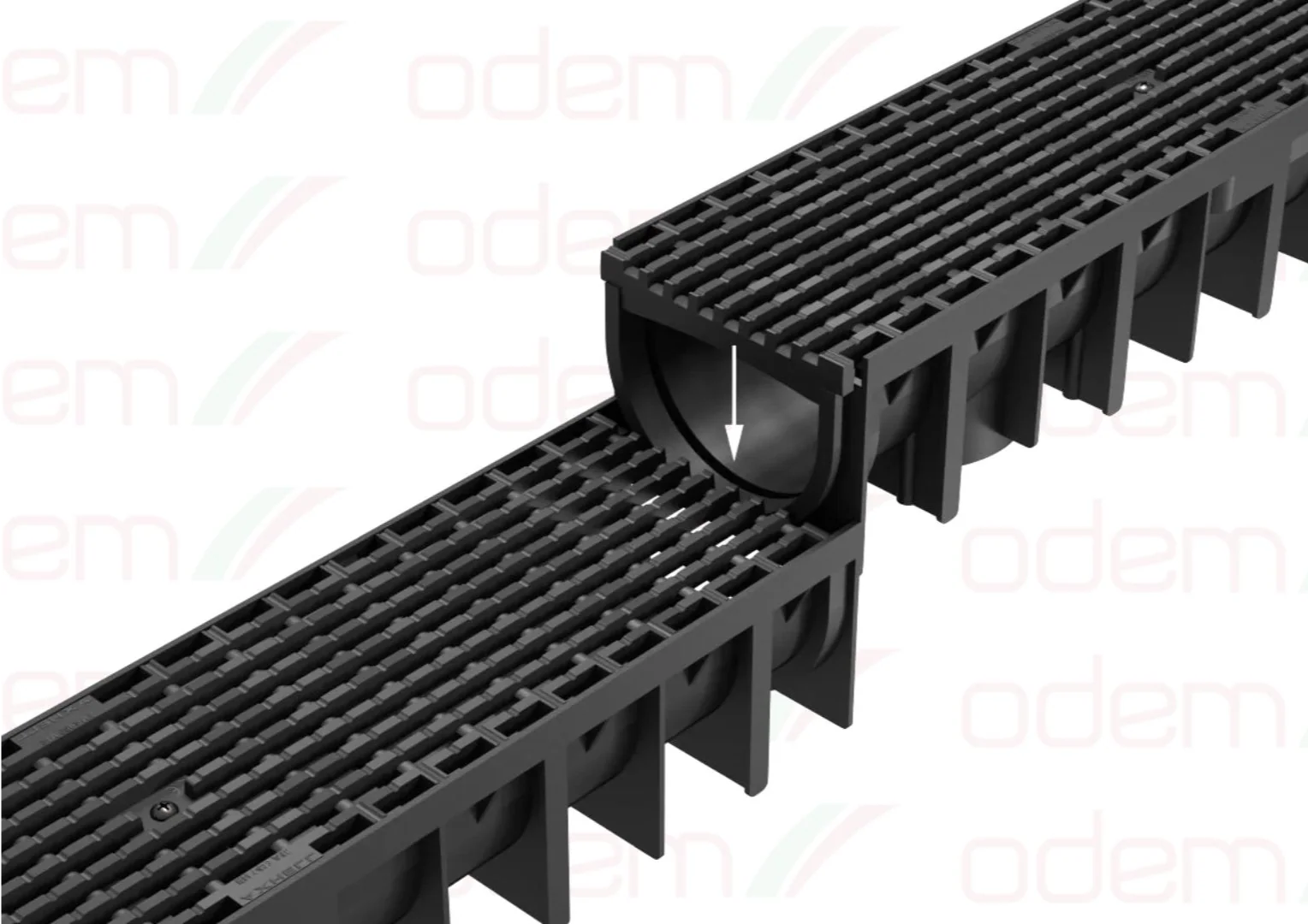 Canal 4YOU com Grelha Plástico Preto Alt.desde 5.45cm - Image 7
