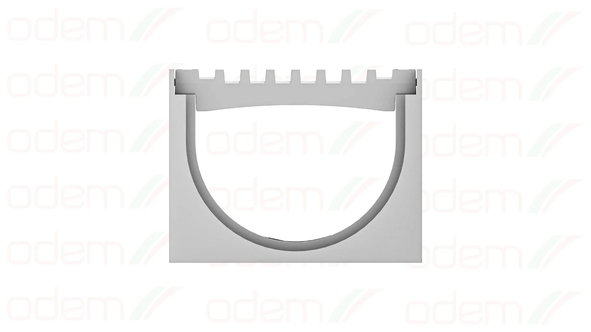 Canal 4YOU com Grelha Plástico Cinza Alt. desde 5.45cm - Image 3