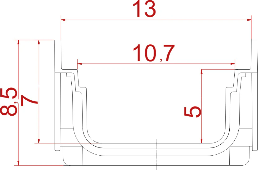 Canal Evolution com Grelha PP H desde 8.5cm - Image 4