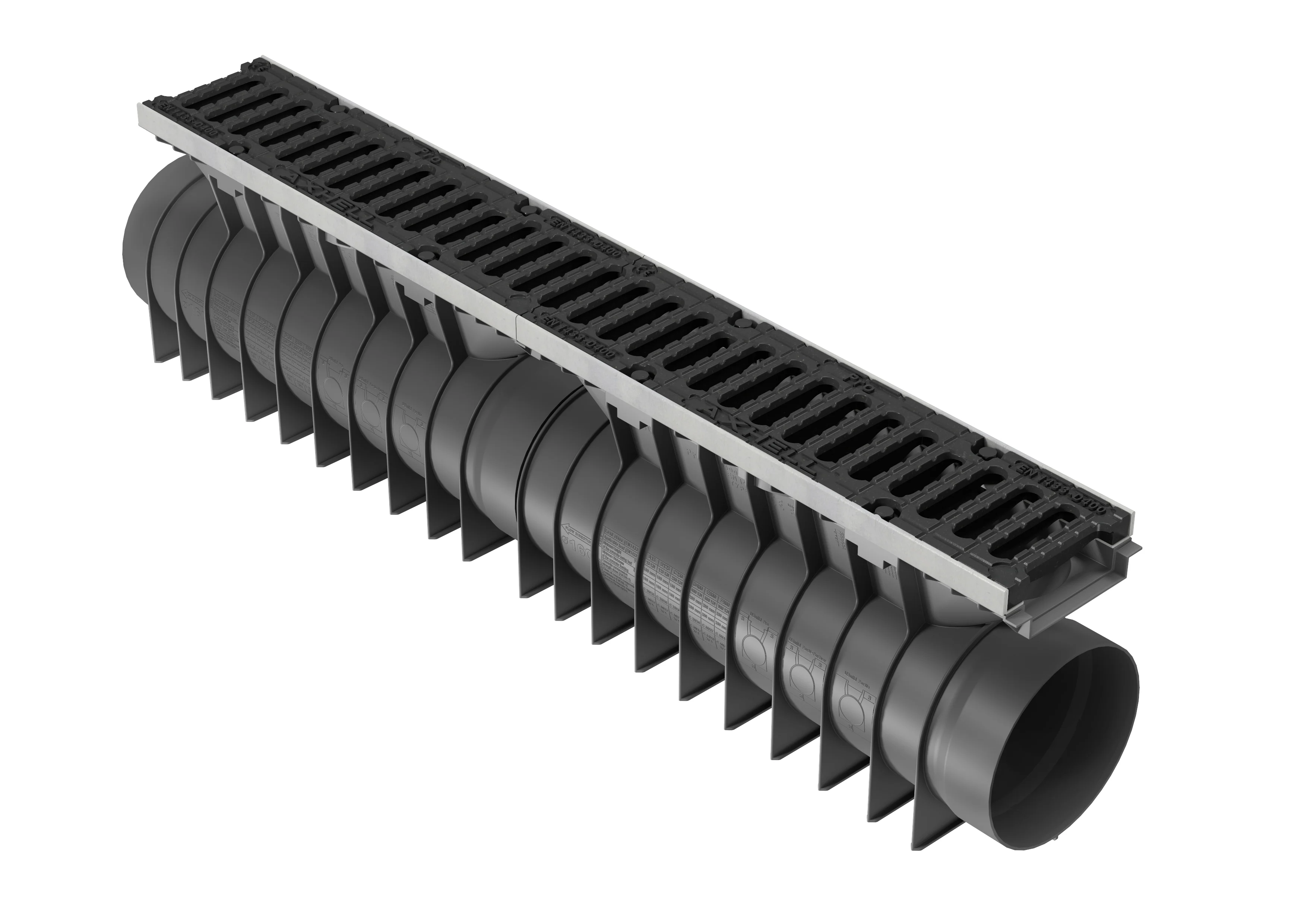 Canal UBUILD Tubo 160mm Grelha em Ferro Fundido D400 - Image 4