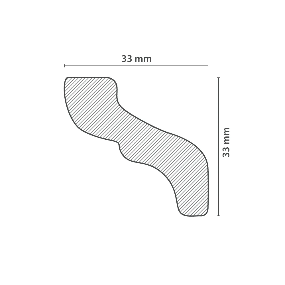 Sanca Pintavel - UP26 - 35x35x2000mm - caixa - Image 3